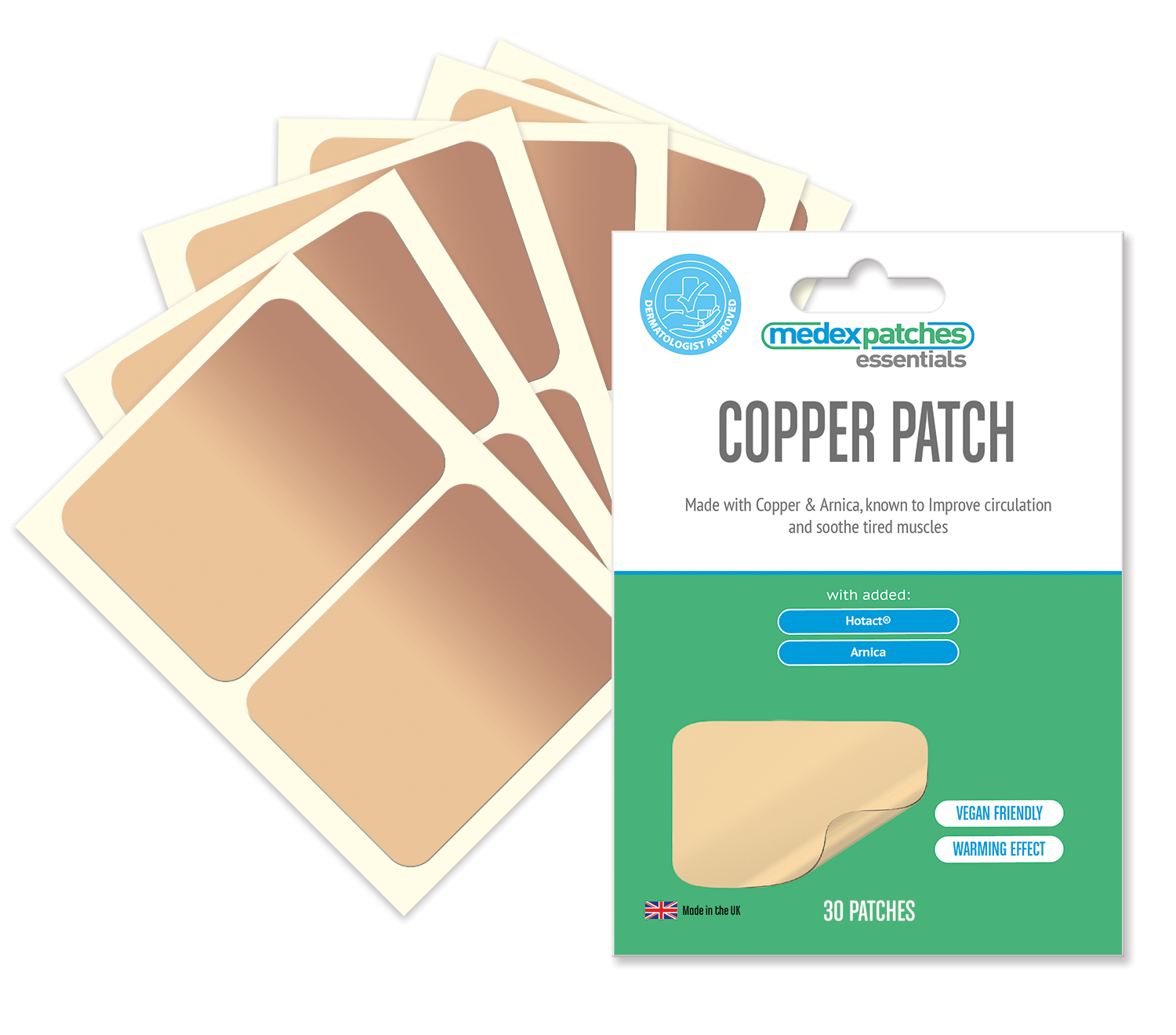 Medex Copper Hot Act Patch